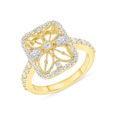 Vintage Modern Butterfly Ring