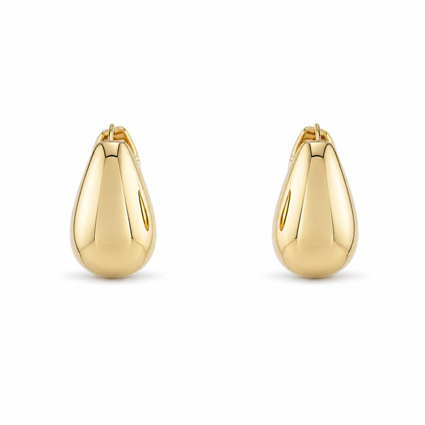 14k Gold Bubble Hoops