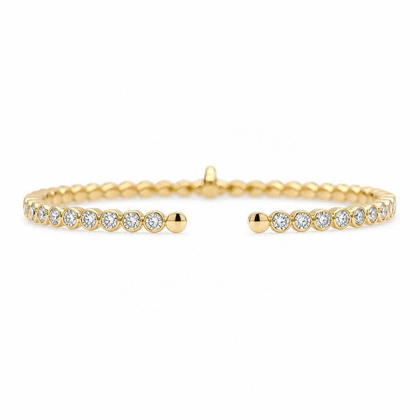 14k Gold 3.40ct Diamond Bracelet