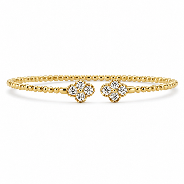 14k Gold .64 ct Flexible Diamond Bracelet