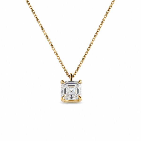 2.1 ct Asher Cut Diamond Pendant