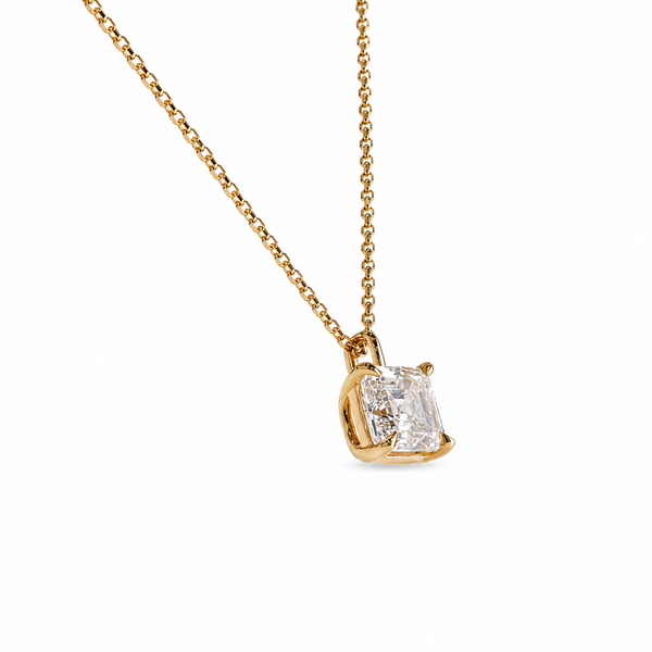 2.1 ct Asher Cut Diamond Pendant