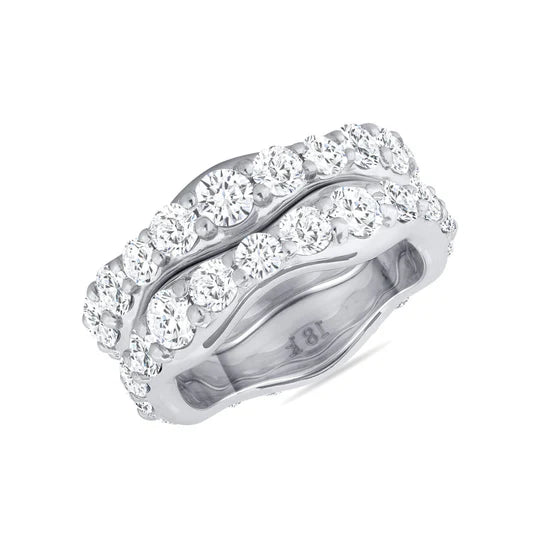 Diamond Wave Ring