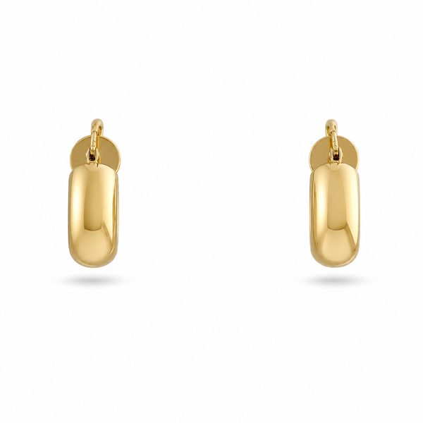 14k Gold Mini Bubble Hoops
