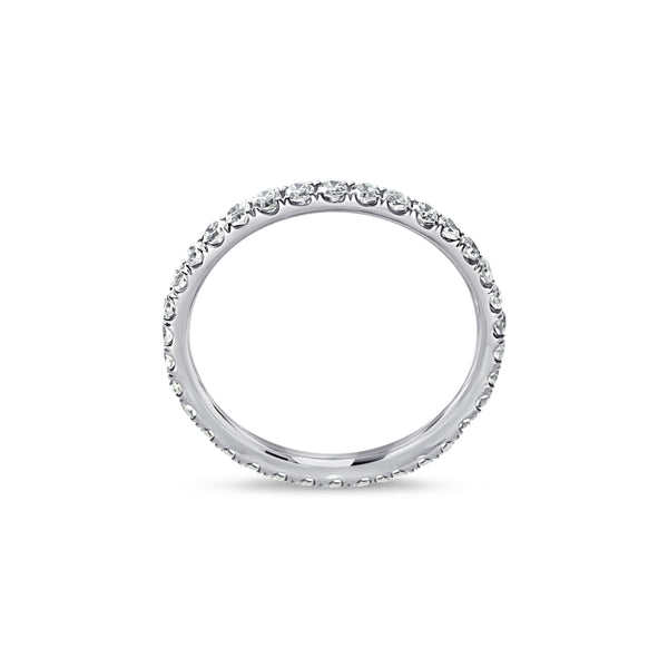 Titanium Lab .70 carats Lab Diamond Eternity Band