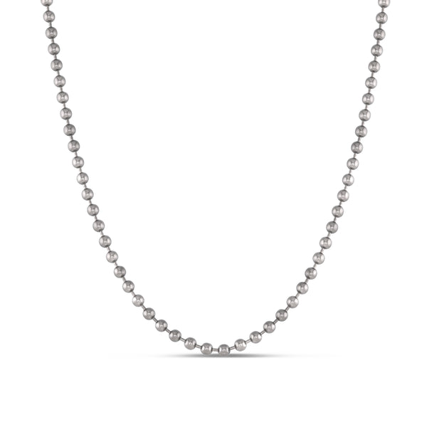 Grade 1 Titanium 3mm Ball Chain 26 inches