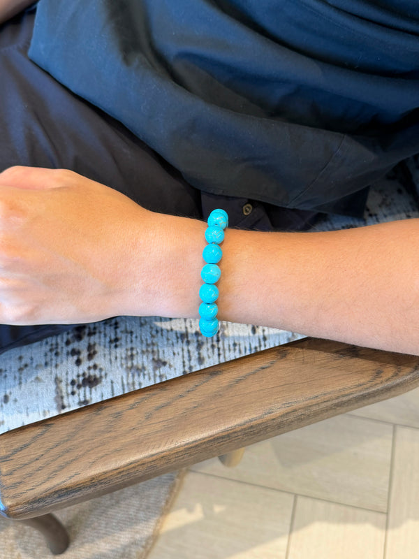 Men's Turquoise Bead Bracelet