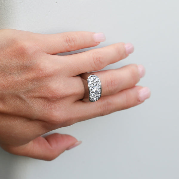 Titanium Organic Pavé Diamonds Large