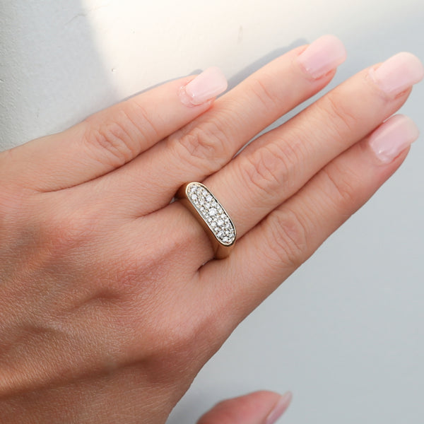 Organic Pavé Lab Diamonds Small