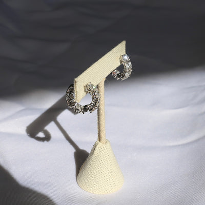 7 Carat Diamond Hoops