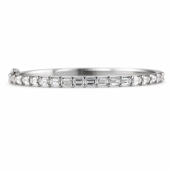 Lab Grown Emerald Cut Diamond Bracelet