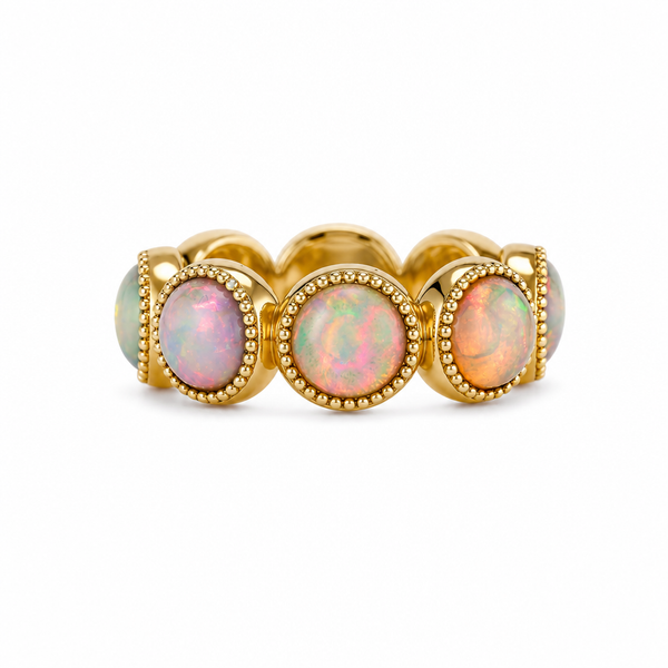 Opal Eternity Ring