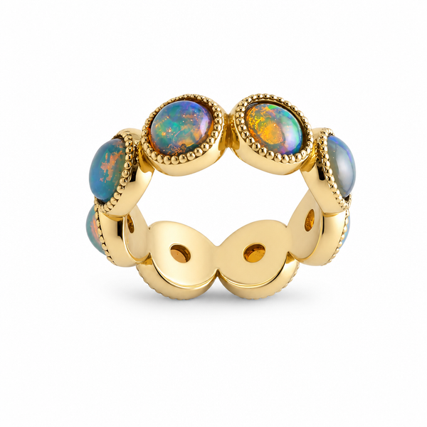 Opal Eternity Ring
