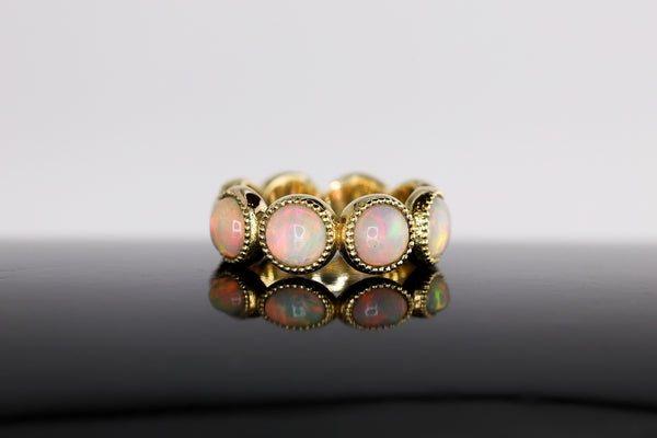 Opal Eternity Ring