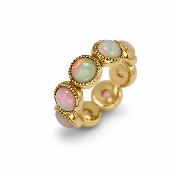 Opal Eternity Ring