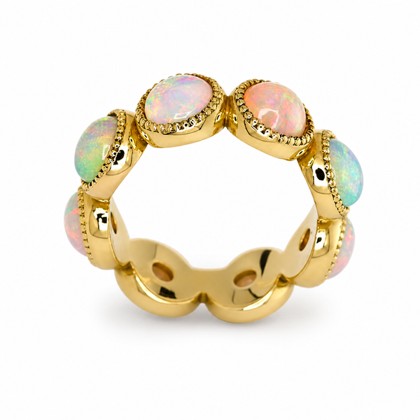 Opal Eternity Ring