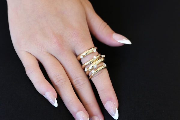 X-Large Lab Grown Diamond Twisted Ring