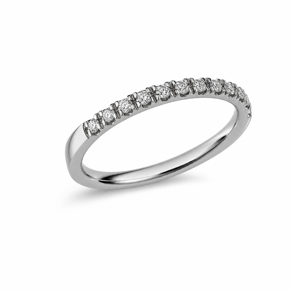 Half Eternity .32 carat Diamond Ring