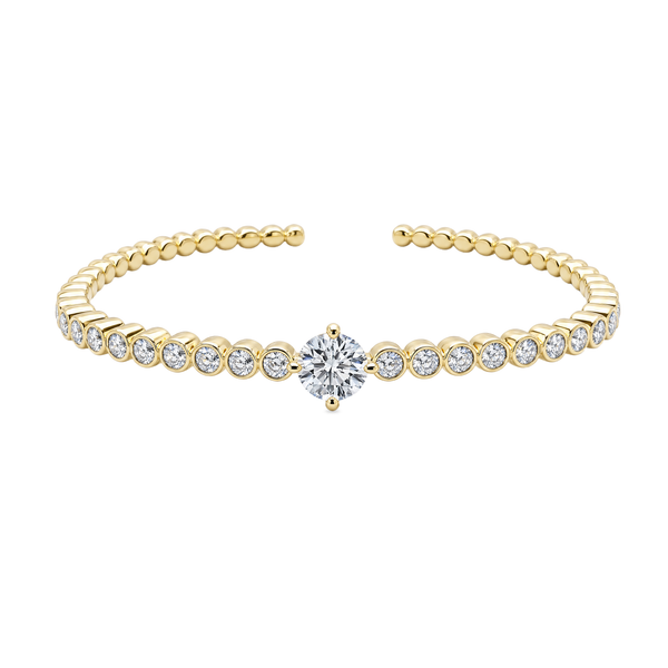 14k Gold 3.40ct Diamond Bracelet