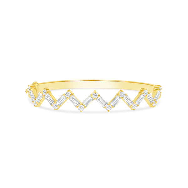 Zig Zag Lab Grown Diamond Bracelet