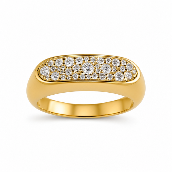 Organic Pavé Lab Diamonds Small