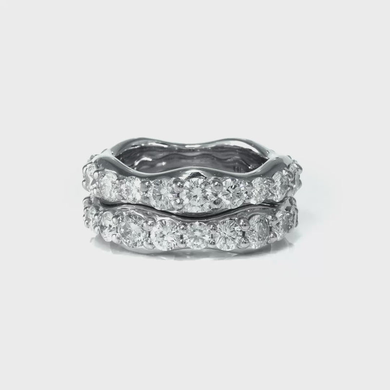 Diamond Wave Ring