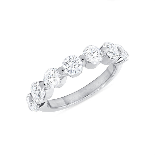 2 carat 7 Stone Floating Diamond Ring