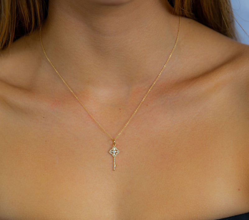 Gold Diamond Key