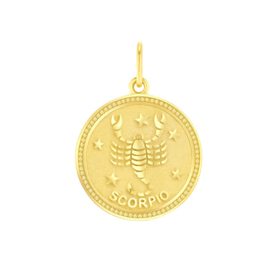 Medium Gold Zodiac Medallion
