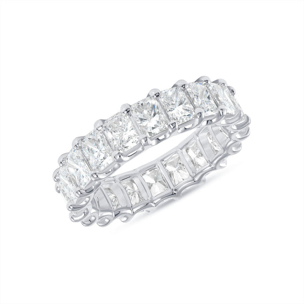 Radiant Cut Diamond Eternity Band