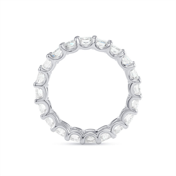 Radiant Cut Diamond Eternity Band