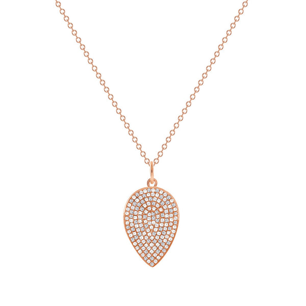 Pave Diamond Pear Pendant