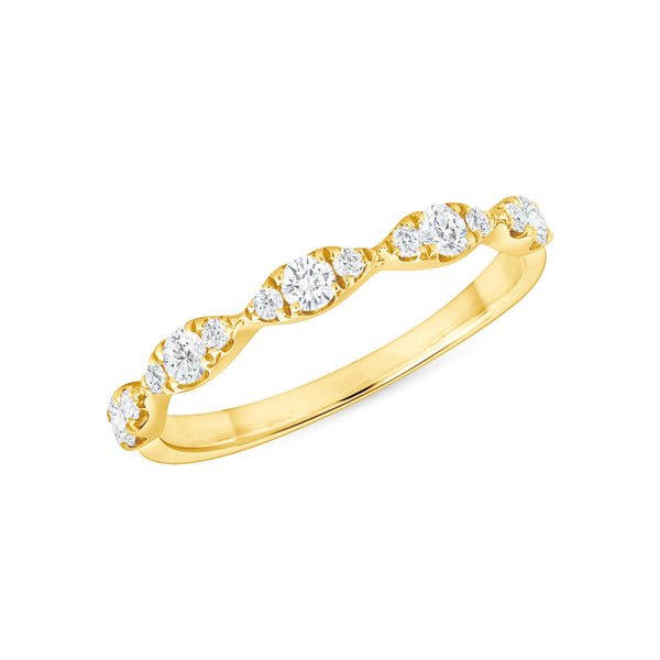 Five Marquis Diamond Ring