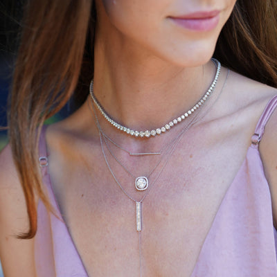11.5 carat Eternity Diamond Necklace