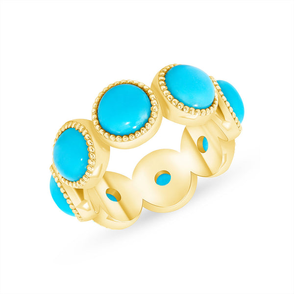 Turquoise Eternity Ring