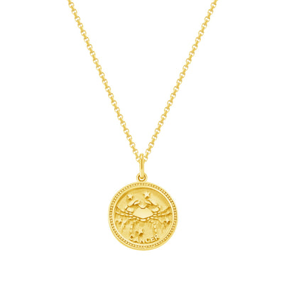 Small Gold Zodiac Medallion
