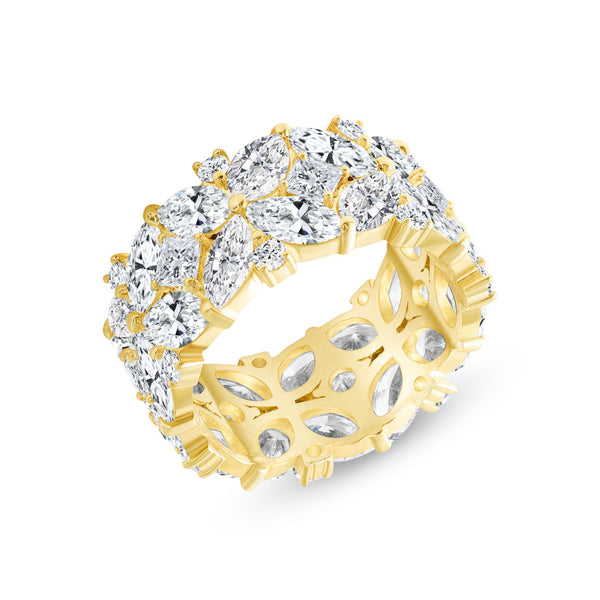 Butterfly Diamond Eternity Band