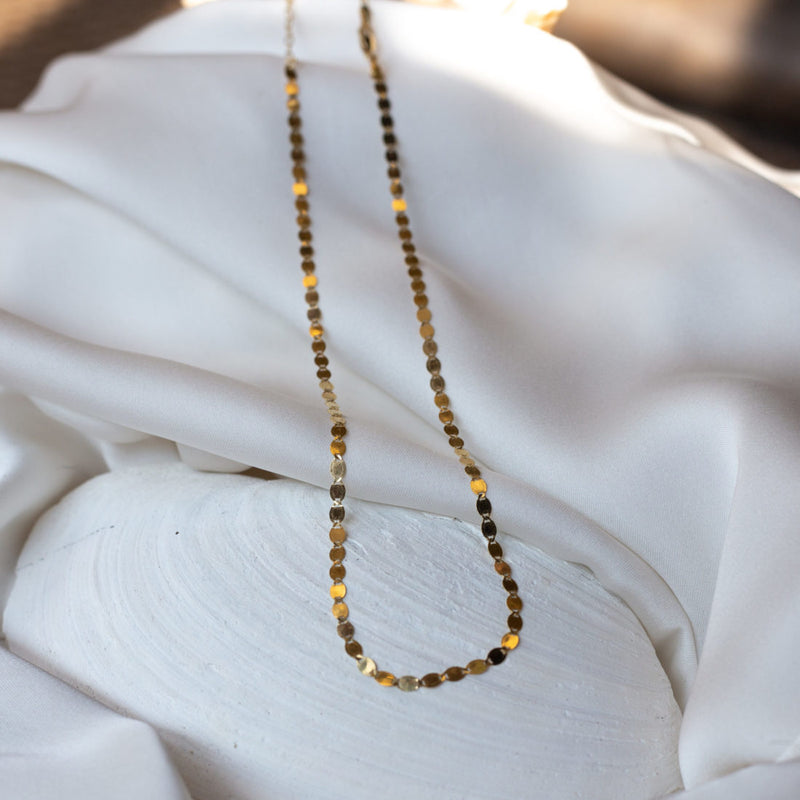 Gold Oval Layer Chain