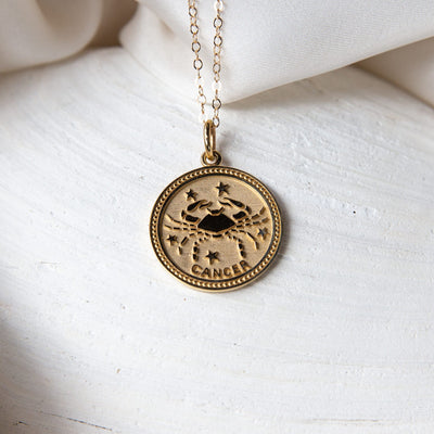 Small Gold Zodiac Medallion
