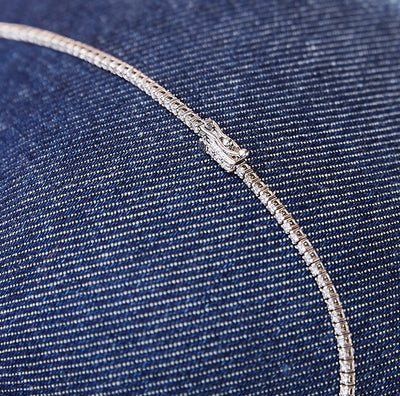 Butterfly Diamond Tennis Necklace