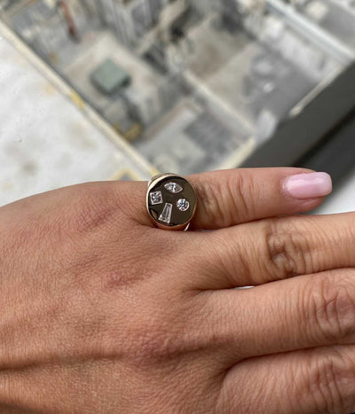 Diamond Signet Ring