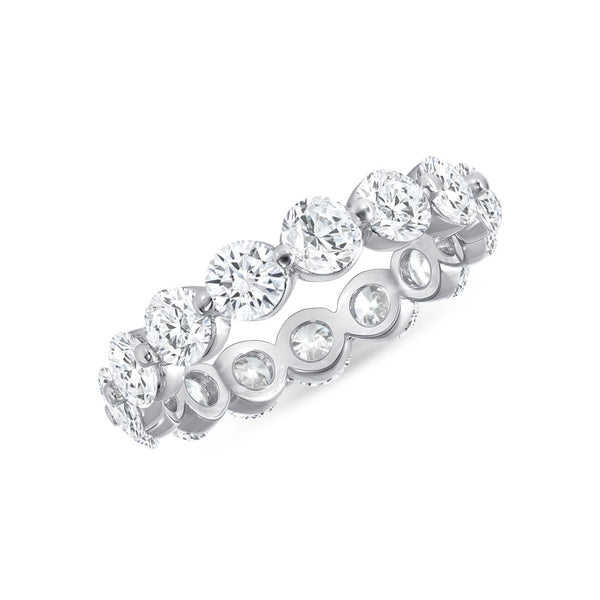 Floating Diamond Eternity Ring