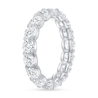 3.5 carat Round Eternity Diamond Ring .20 carat stones