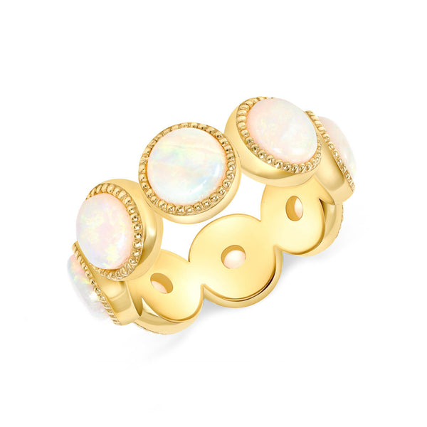 Opal Eternity Ring