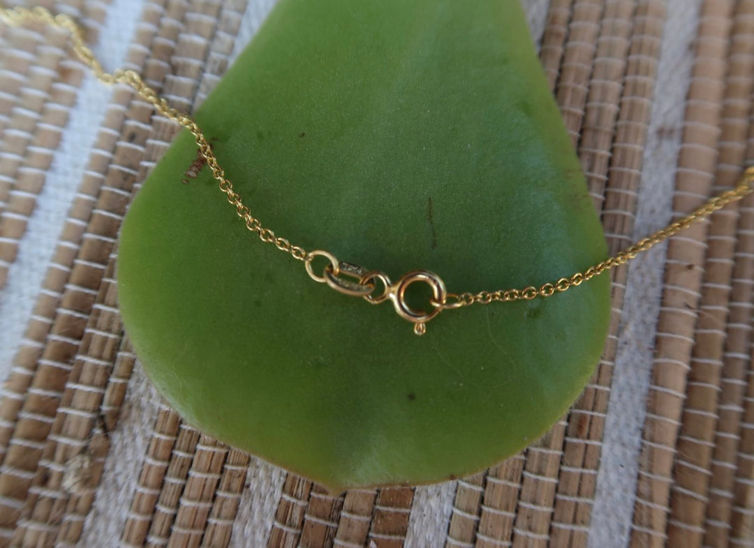 Smile Pendant | 14k Gold Diamond Smile Pendant | Ounce of Salt Jewelry